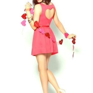 Candies Valentines Day Heart Cut Out Dress